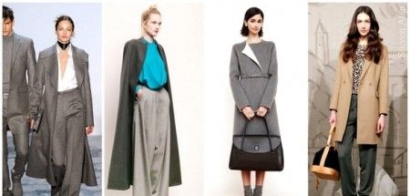 модные тенденции пальто 2012 