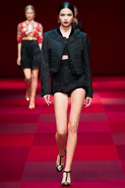 Dolce Gabbana и стильная черная одежда