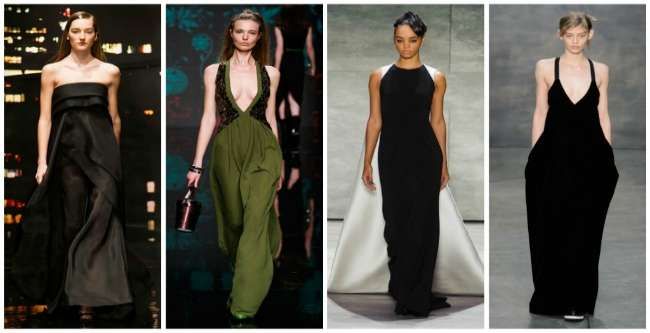 Модные вечерние платья 2016: новинки с подиумов