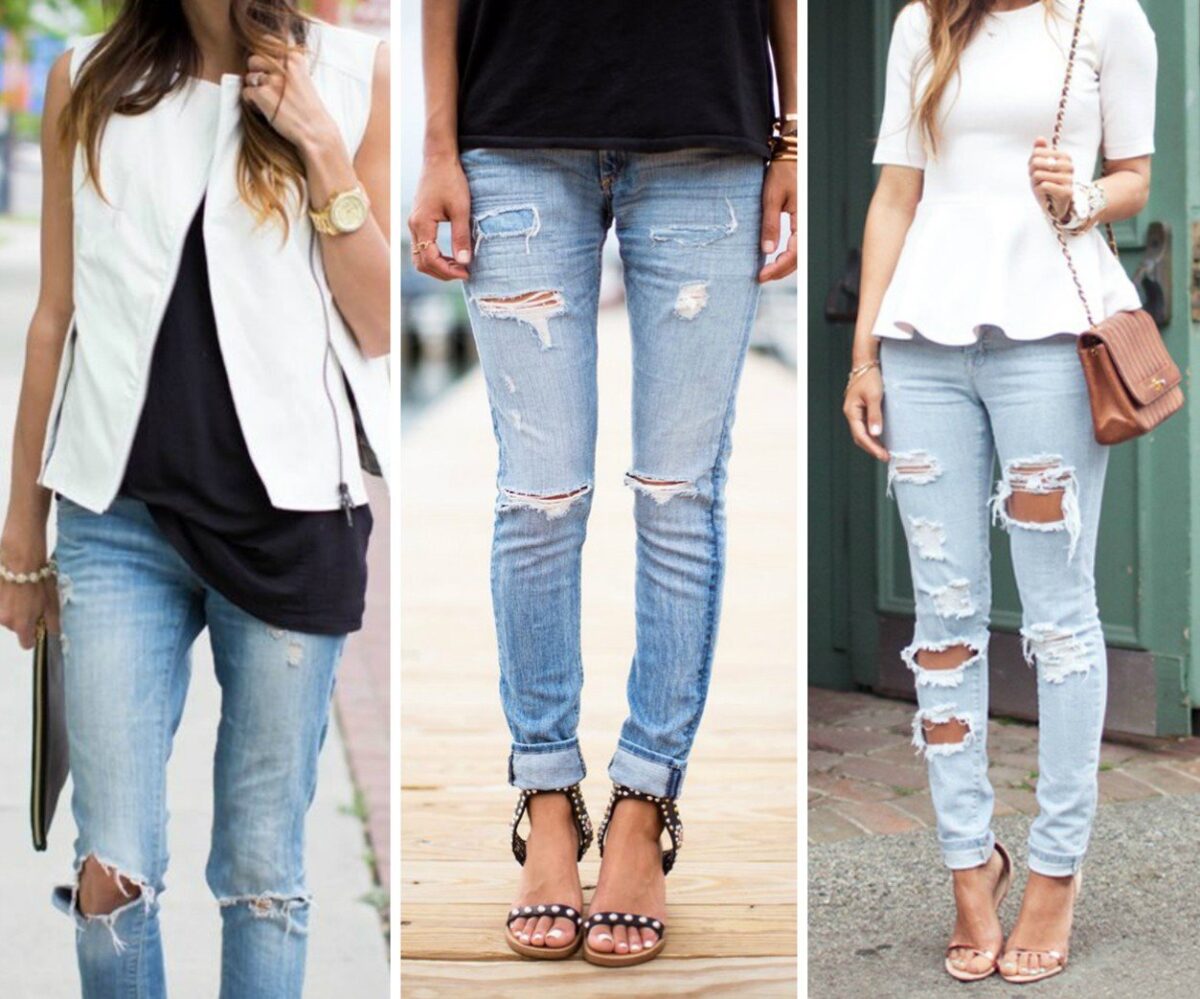 Модные джинсы и их починка