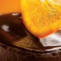 Шоколадно-мандариновый десерт с мармеладом